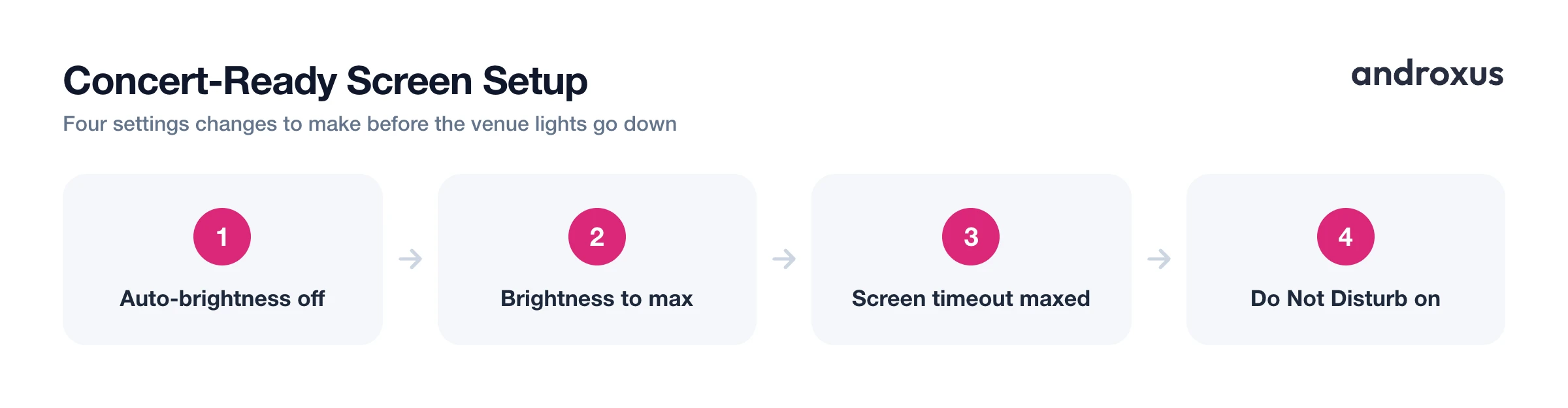 Concert-Ready Screen Setup