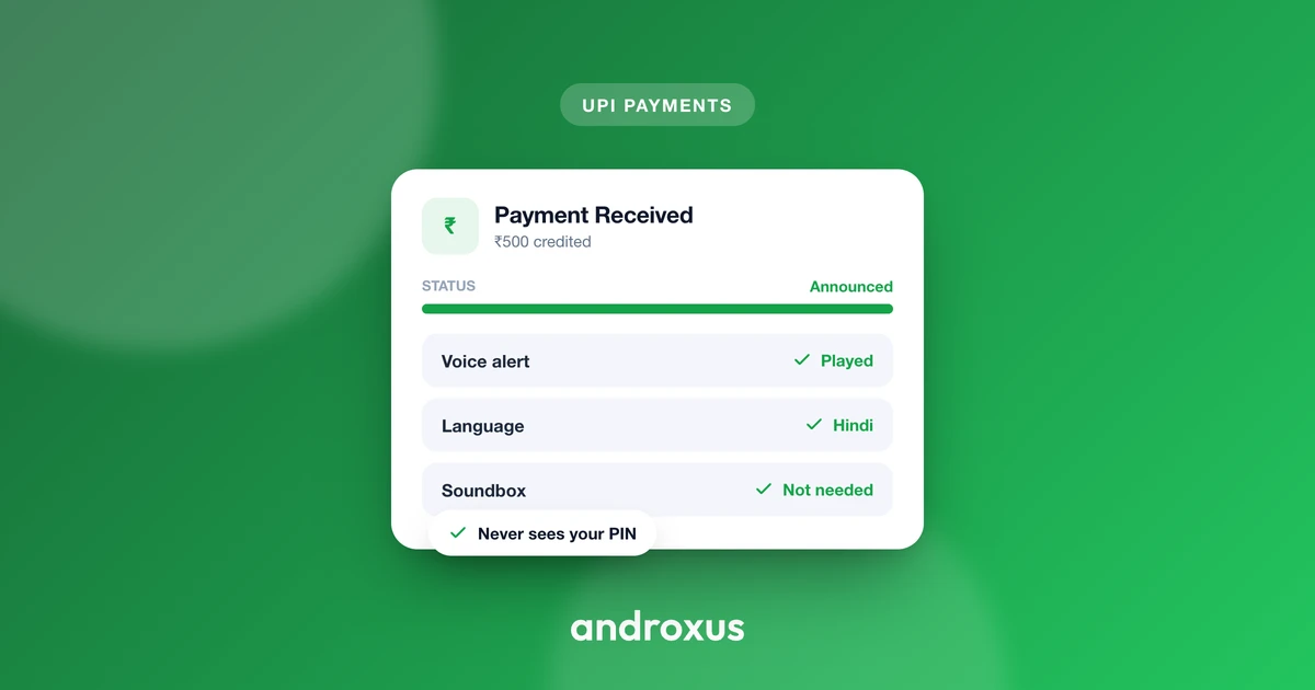 How to Set Up Your UPI Sound Alert Language on Android